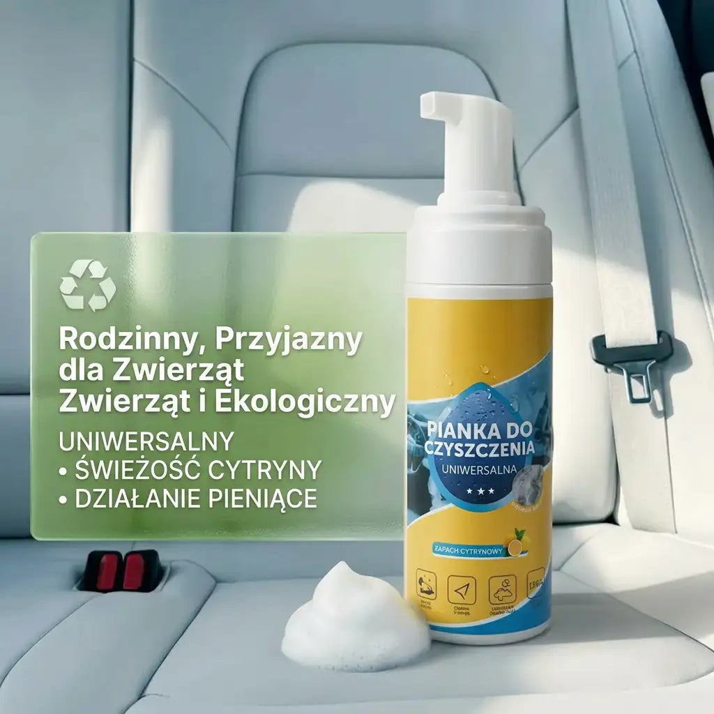 Aktywna pianka czyszcząca do auta i domu