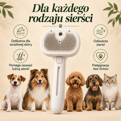 Szczotka odpowiednia do różnych rodzajów sierści
