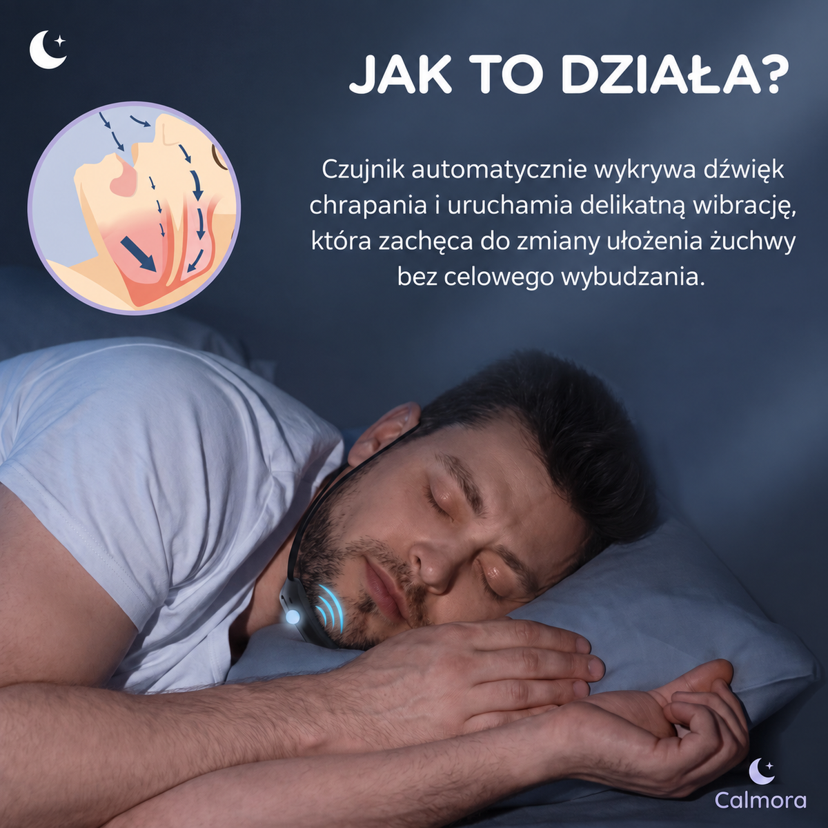 Smart anti-snoring device