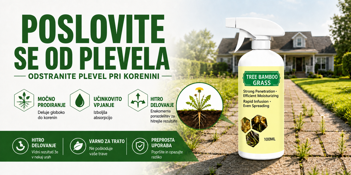 Naturalny spray na chwasty i trawę — 100ML