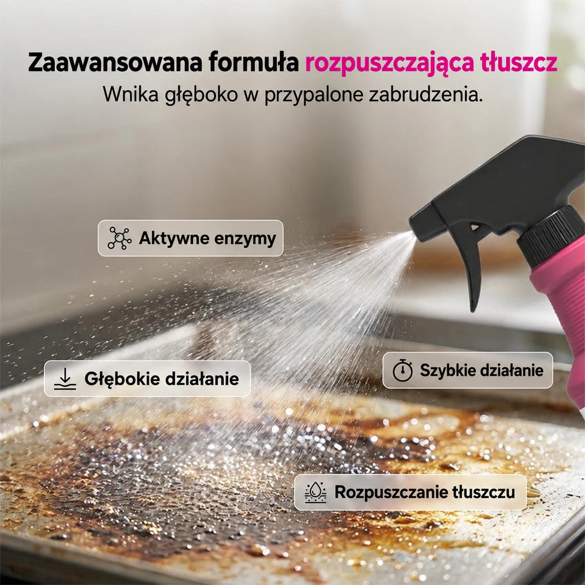 Silny odtłuszczacz do grilla