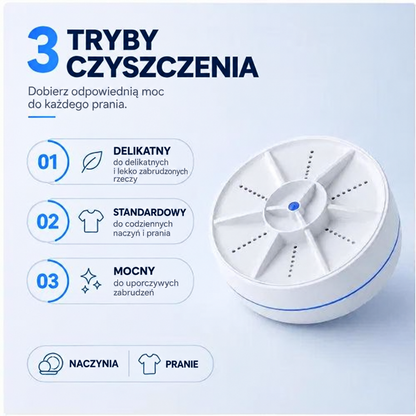 PocketWash portable ultrasonic washer