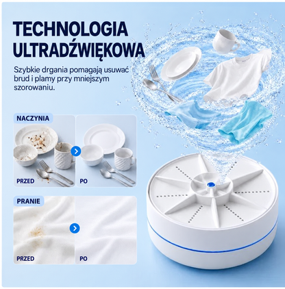 PocketWash portable ultrasonic washer