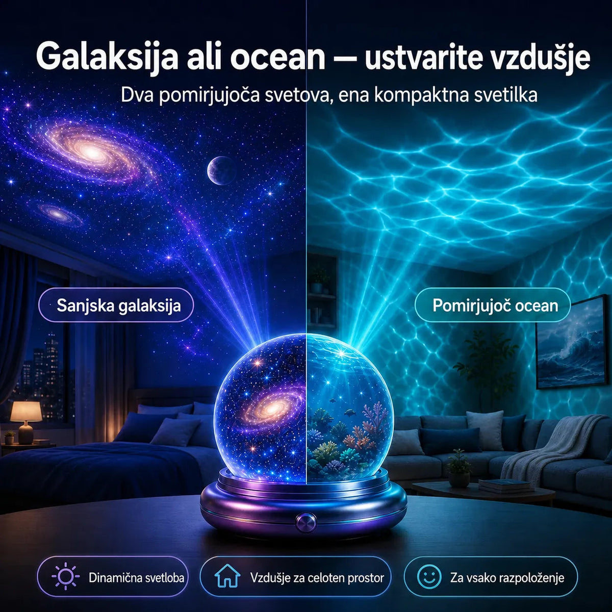 Holograficzny projektor gwiazd 5D Topacme — zdjęcie 4