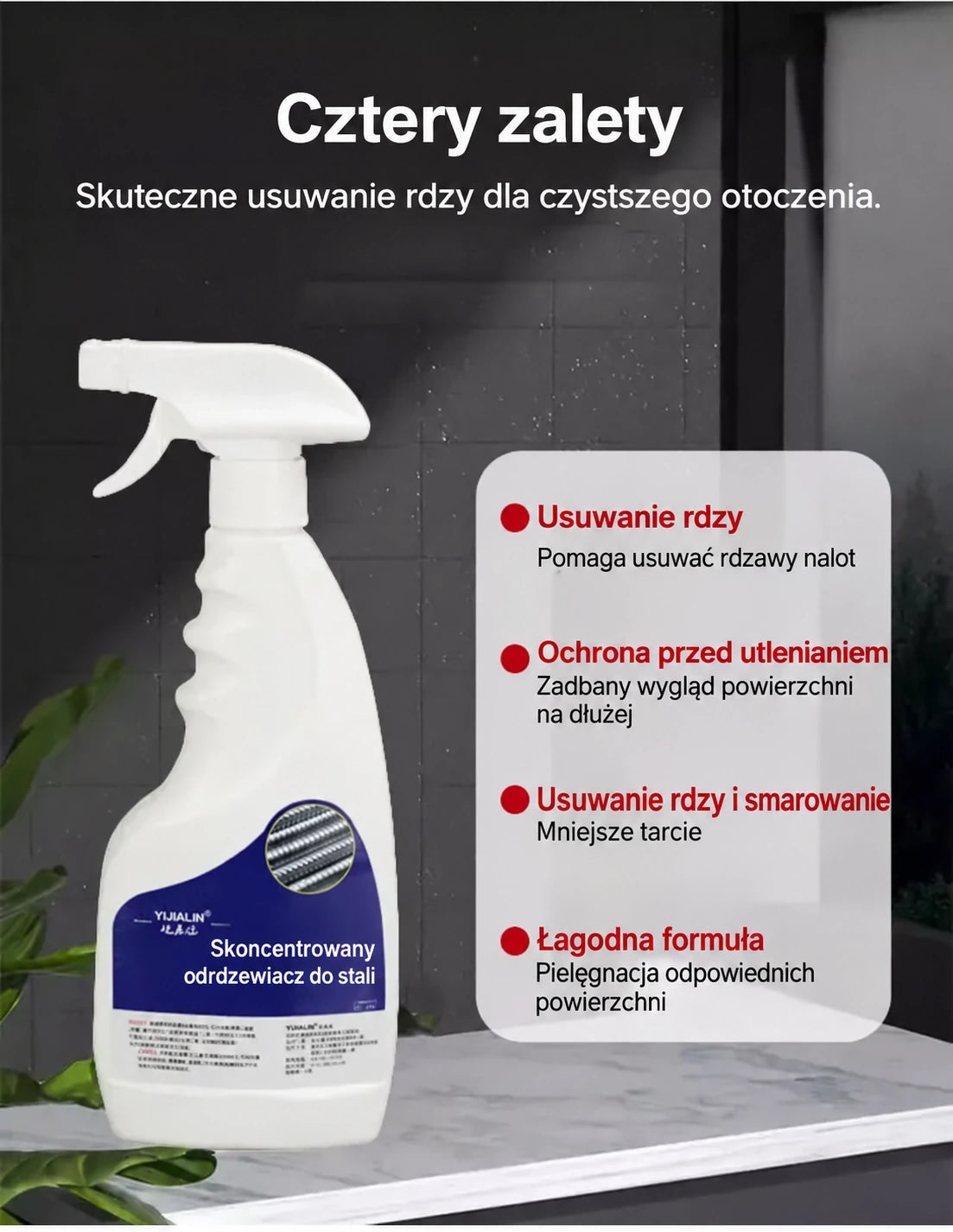 Odrdzewiacz do stali i żelaza — wersja polska