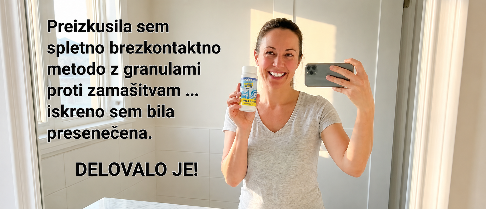 Izkušnja uporabnice s čistilom